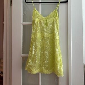 VS Sequin Mini Slip Dress